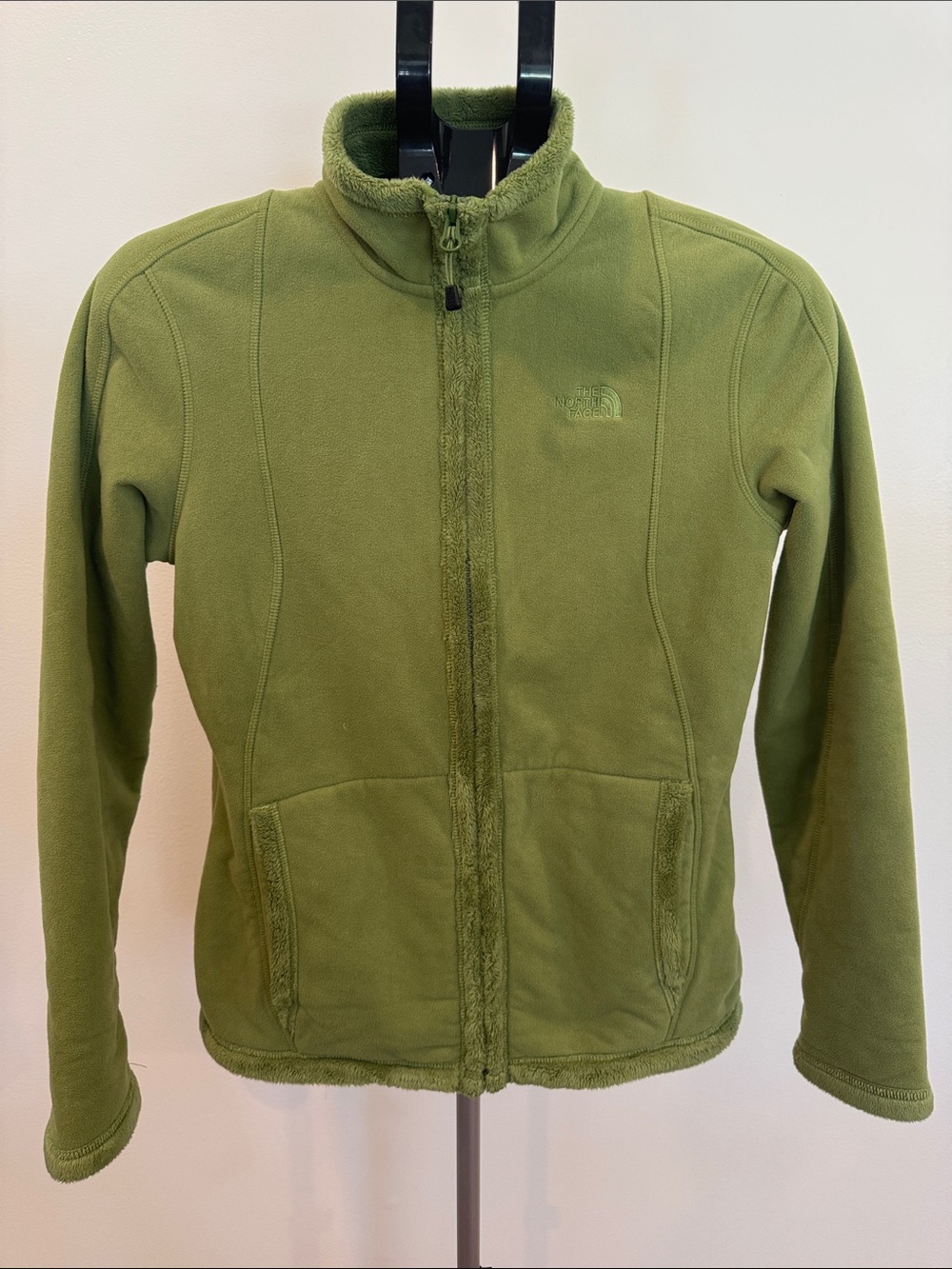 The North Face Green Zip-Up Fleece Jacket